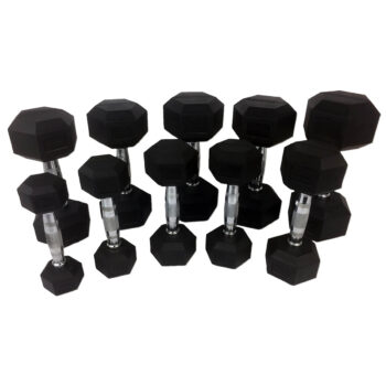 Tunturi Hexagon Håndvægtsæt 1-10 kg. (10 par)