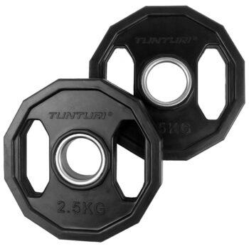 Tunturi OL Gummi Vægtskiver 2 x 2,5 kg Ø50