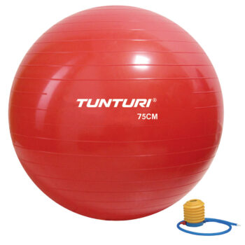 Tunturi Træningsbold 75 cm. Rød
