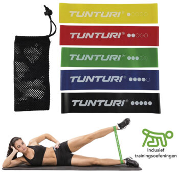 TUNTURI RESISTANCE BAND SET 5 PCS.